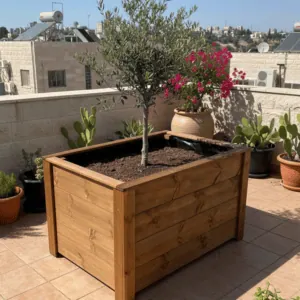 עציץ עץ גדול